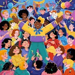 group of children playing