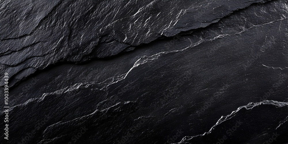 Aufkleber elegant dark grey black slate texture background for minimalist and modern design concepts 3d render