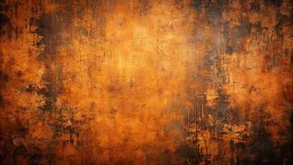 Fototapeta premium Rustic Orange and Brown Grunge Texture with Uneven Surface and Textured Background