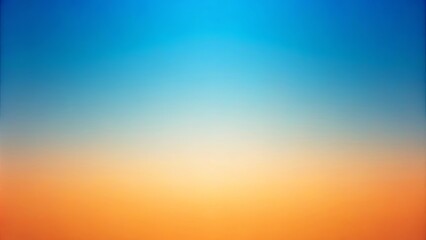 Obraz premium A Simple Gradient of Blue to Orange, Representing a Smooth Transition from Day to Night