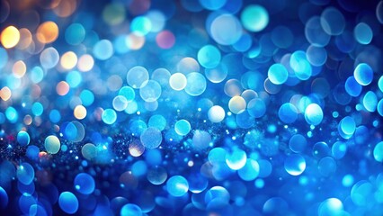 A captivating abstract blue bokeh background perfect for creative projects, showcasing a soft focus effect that enhances visual appeal and inspires design innovation. Ideal for artistry.