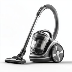 Modern vacuum cleaner, white isolate background