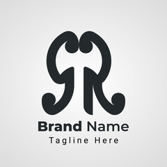 Letter SP Axe Logo, Combination logo of letter S and Letter P arranged to form axe negative space
