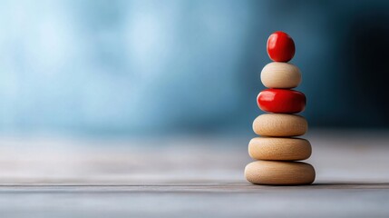 Business Risk Management with Wooden Figures