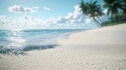 Fototapeta premium Tranquil Beach Scene