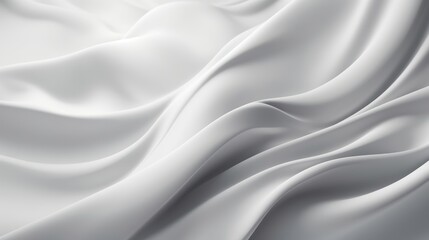 Obraz premium Abstract White Fabric Drape