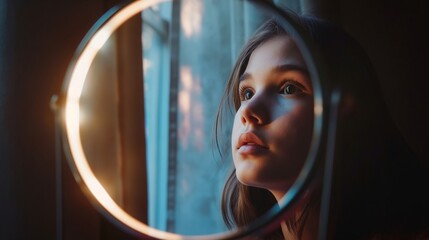 teenager girl concept