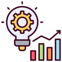 Development Icon Outline Color Icon
