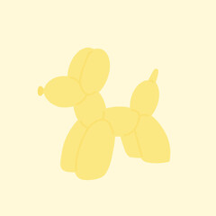 Dog-Shaped Ornament : Concept illustration of a simple design home interior decoration.