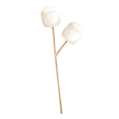 marshmallow on stick