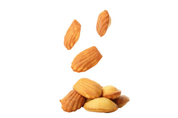 PNG, Madeleine cakes, isolated on white background