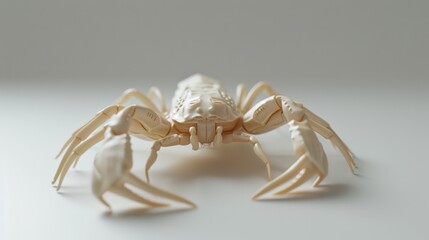 Fototapeta premium Minimalist 3D Model of Pseudoscorpion Creature