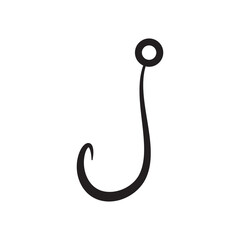 fishing hook logo icon