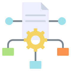 Framework Icon Flat Icon