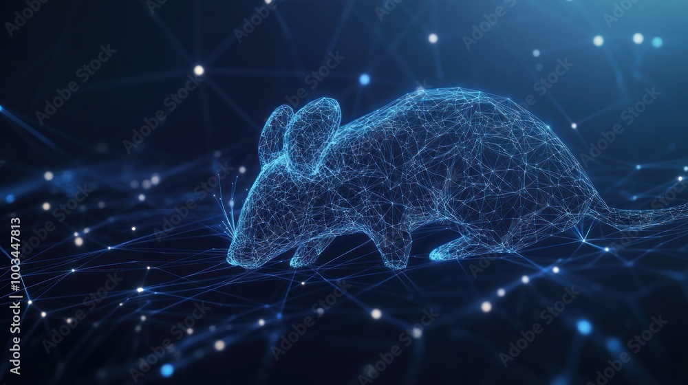 Poster digital mouse in a network