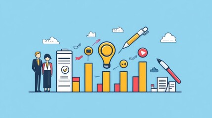 Business Growth Strategies with SEO and Chart Visualization