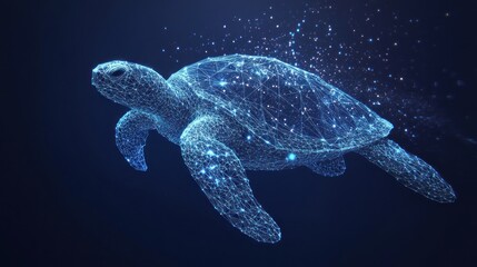 Sea Turtle in the Ocean