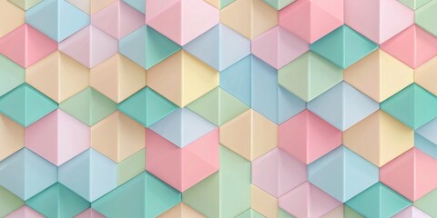 Obraz premium A pastel geometric square background ideal for minimalist designs. Perfect for enhancing social media posts and