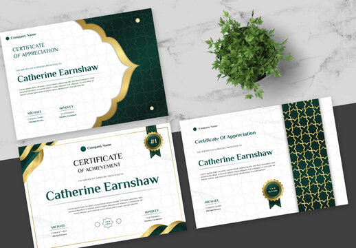 Green and White Certificate