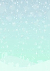Fototapeta premium 雪景色