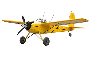 Fototapeta premium Crop Duster Cutout on Transparent Background