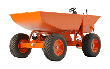 Fertilizer spreader isolated with Transparent Background