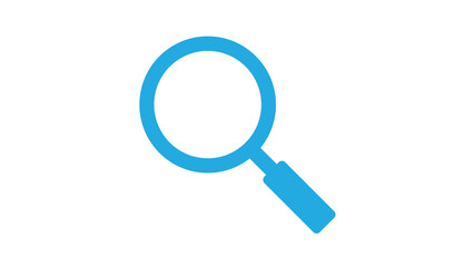 magnifying glass isolated on white