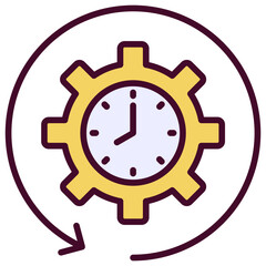 Consistency Icon Outline Color Icon