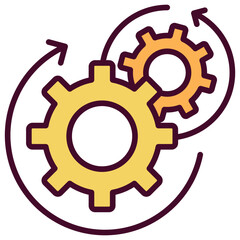 Automation Icon Outline Color Icon