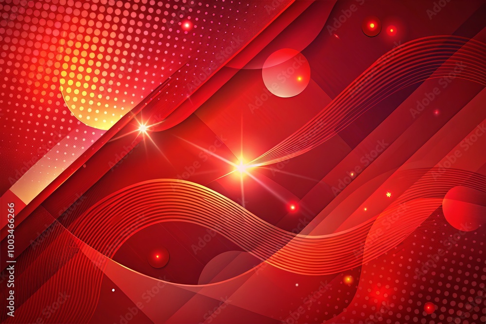 Aufkleber dynamic and colorful gradient in red, perfect for innovative and contemporary design projects, addin