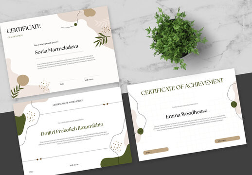 Green and White Certificate