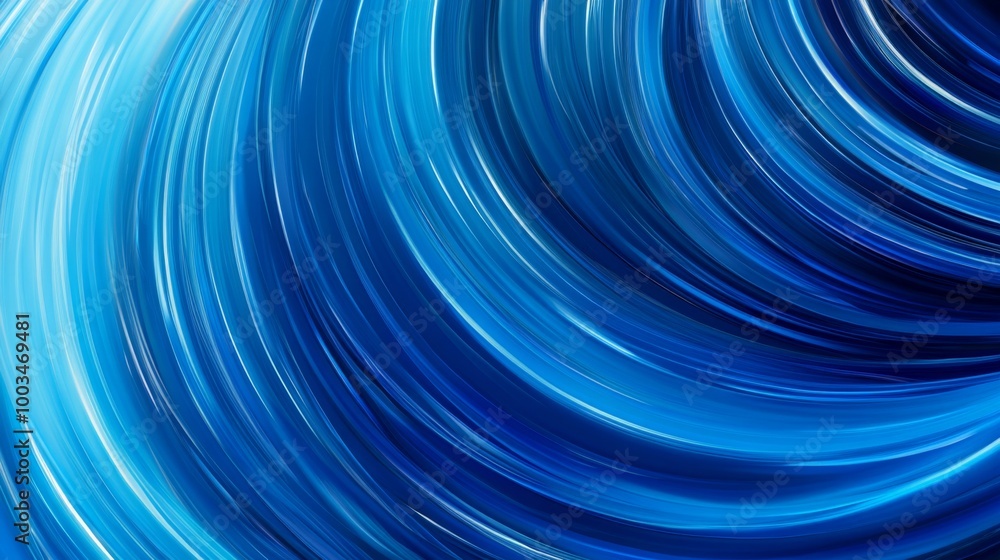 Aufkleber a vibrant swirl of blue hues, creating a dynamic and fluid visual effect reminiscent of water or mov