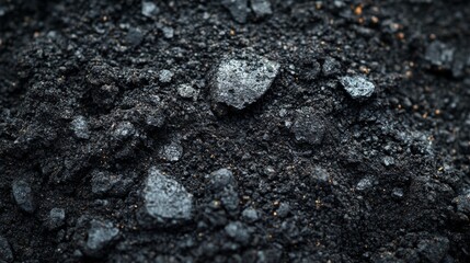 Black Sand Texture  Volcanic Rock  Dark Background  Close Up  Nature Background  Macro Pho