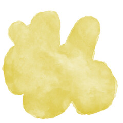 Yellow Watercolor Paint Decoration