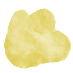 Yellow Watercolor Paint Decoration