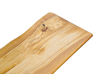Charcuterie board with live edge wood slab with white open space 