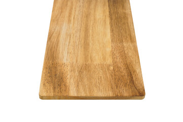 Charcuterie cutting board with live edge wood slab with white open space on an angle