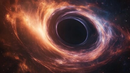 Obraz premium Black Hole in Space