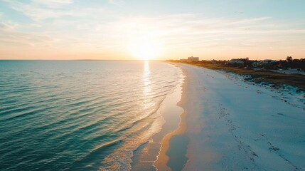 Sunset Serenity: A Tranquil Moment by the Shore
