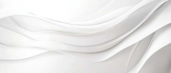 Abstract white wave background