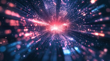 Fototapeta premium Abstract Tunnel of Light