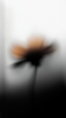 Obraz premium Blurry flower in focus