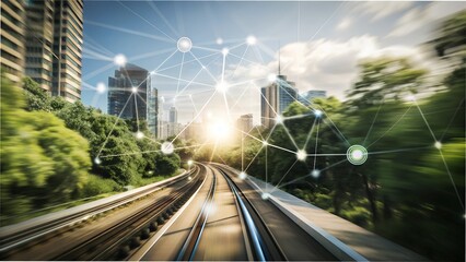 concept of future technology 6G network wireless systems