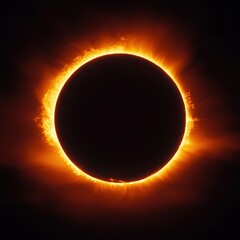 Obraz premium Solar eclipse in the sky