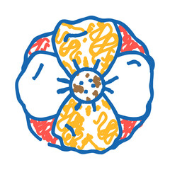day of remembrance doodle icon sketch vector. day of remembrance sign. isolated symbol illustration
