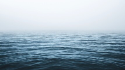 Obraz premium Calm sea with fog
