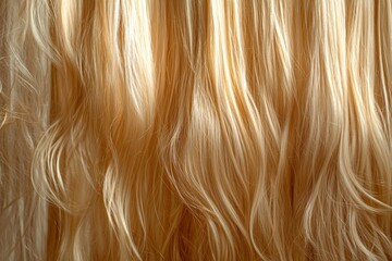 Naklejka premium Close-up of blonde hair