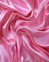 Fototapeta premium Soft pink satin fabric