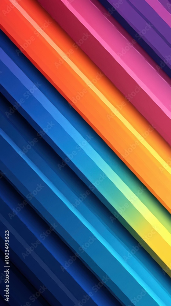 Poster dive into a world of color with a vibrant gradient backdrop, enhanced by stunning 3d text for a bold