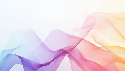 Abstract colorful waves
